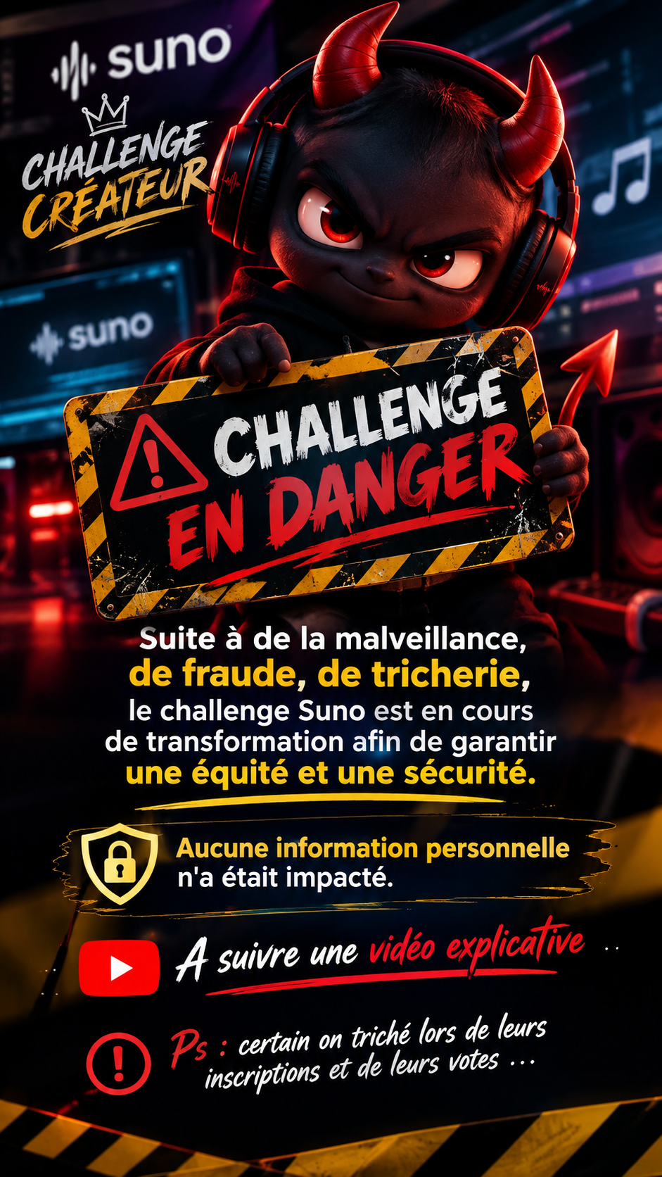 1er Challenge Créateur Suno