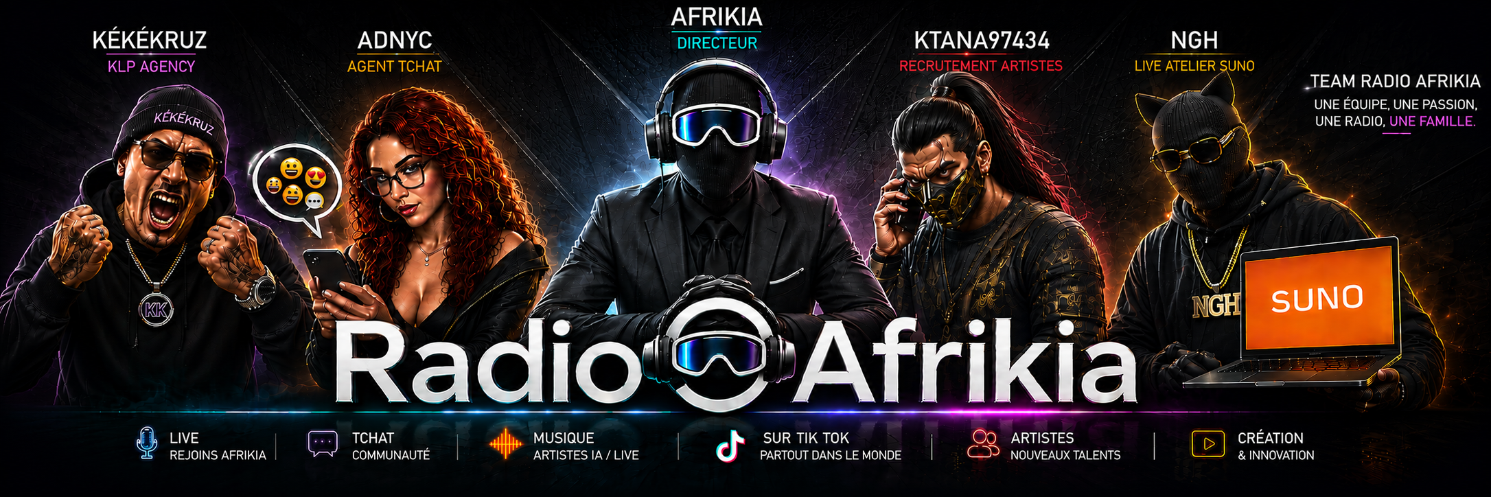 Bannière de Radio Afrikia
